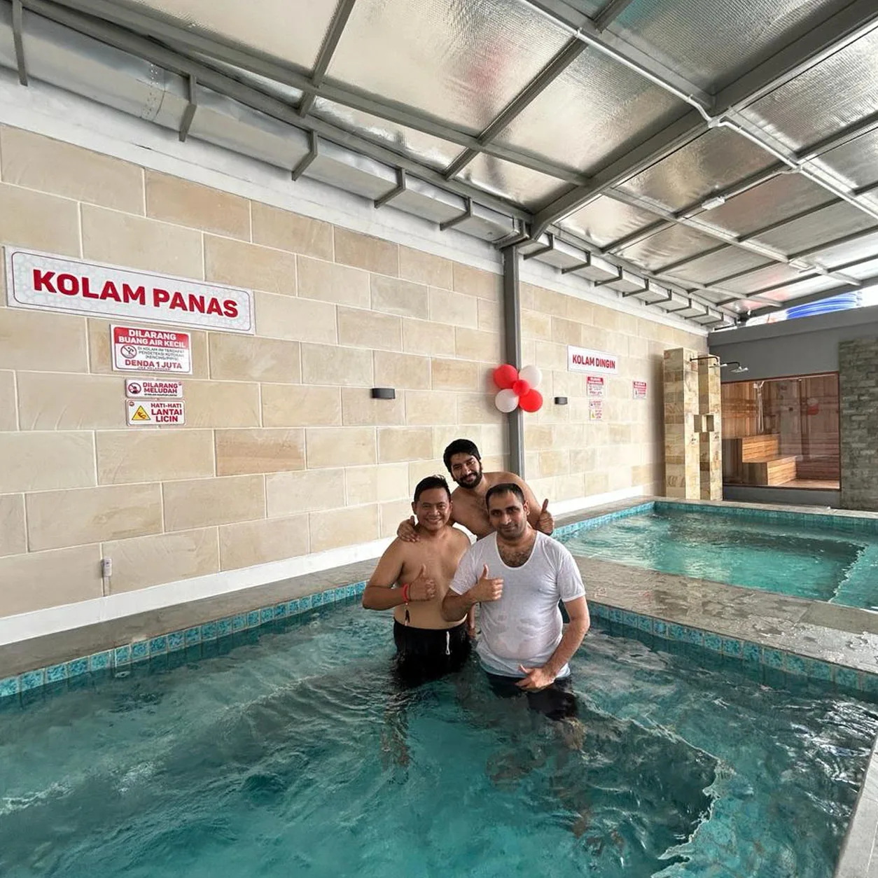 Kolam Dingin & Panas