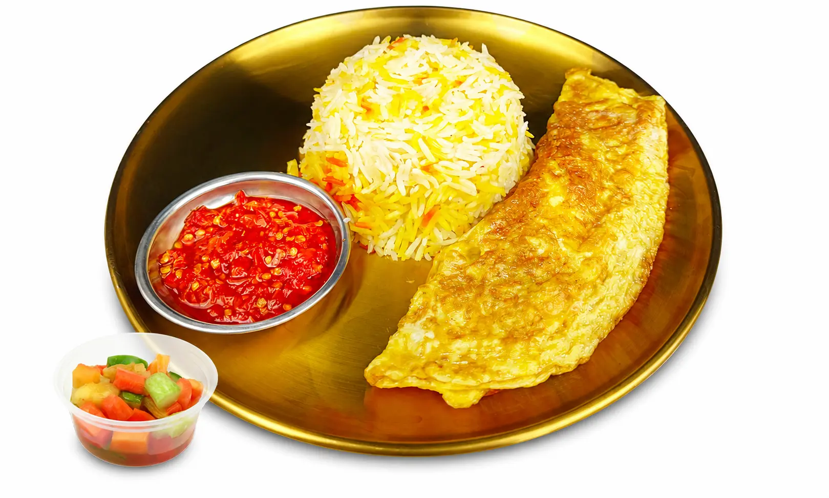 Paket Nasi Mandhi Omelet